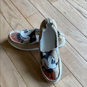 Croc Mickey Mouse shoes